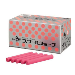 馬印 スクールチョーク C203 赤／100本入