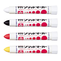 サクラクレパス ソリッドマーカー 固形ペンキ 中字 10本入