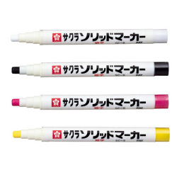 サクラクレパス ソリッドマーカー 固形ペンキ 細字 10本入