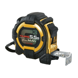 G3ゴールドシリーズ G3GLM25-55BL 25mm幅／5.5m cm目盛／マグ爪 TJMデザイン