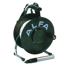ロープ式水位計 TYPE1 1-50B 50m／1.8kg アルファ光学