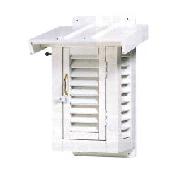 壁掛型百葉箱 壁掛型 片／200×127×390 マイゾックス