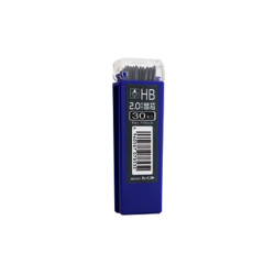 ノック式替芯 黒 30本入 HB 7853 たくみ
