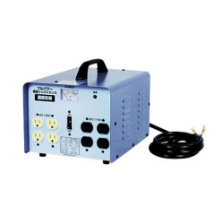 日動工業 降圧専用トランス 屋内型 TB-500D 単巻トランス 連続定格 安全ブレーカ付／リングトランス