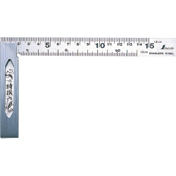 完全スコヤ 15cm 裏表目盛 62009