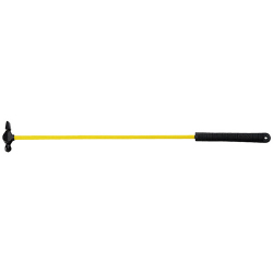 グラス柄タル検ハンマー 全長60cm・全質量約250g 01628