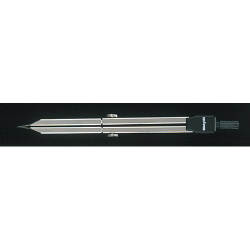 D式 海図用デバイダー S型・両脚伸縮式 全長170mm 適正計測範囲:0~225mm No.02-048