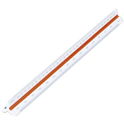 三角スケール ニュータイプ・30cm 建築・土木向 No.16-304