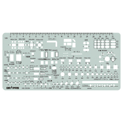 テンプレート インテリアレイアウト定規 1:200 No.31-E502Ｎ