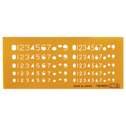 テンプレート 数字 L-4