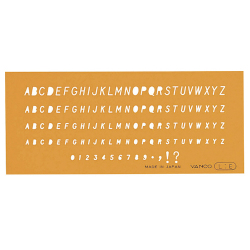 テンプレート 英字数字 L-E
