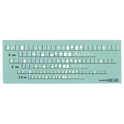 テンプレート 80 英字数字 80-A2