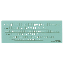 テンプレート 80 英字数字 80-C2