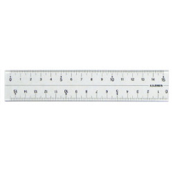 直定規 ILS ゼロシリーズ 15cm 幅30mm 厚さ2mm No.15-504