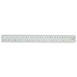 直定規 ILS ゼロシリーズ 30cm 幅30mm 厚さ2mm No.15-506