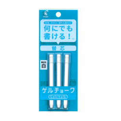 ゲルチョーク替芯 パック入り 白  白 3本入り（10パック）  DX-GCRF6-P3-W   パイロット