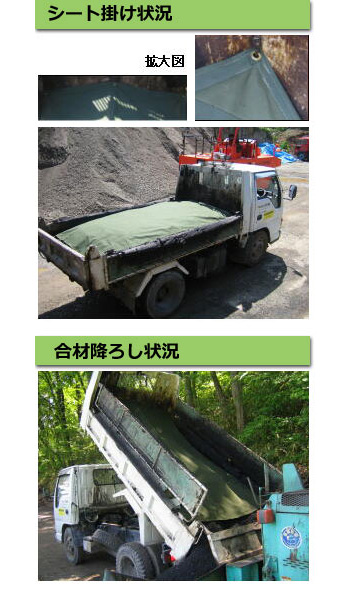 舗装用作業用具 アスファルト合材シート 4t用 210×340cm 舗装用作業用具 アスファルト合材シート 4t用 210×340cm