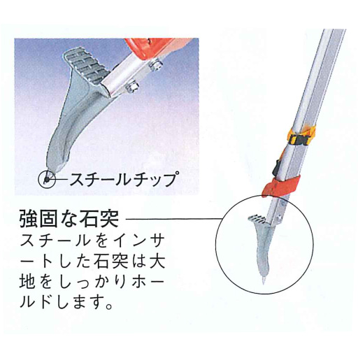 マイゾックス アルミ三脚 ランドレッグ イエロー LAN2-YT 35mm・平面