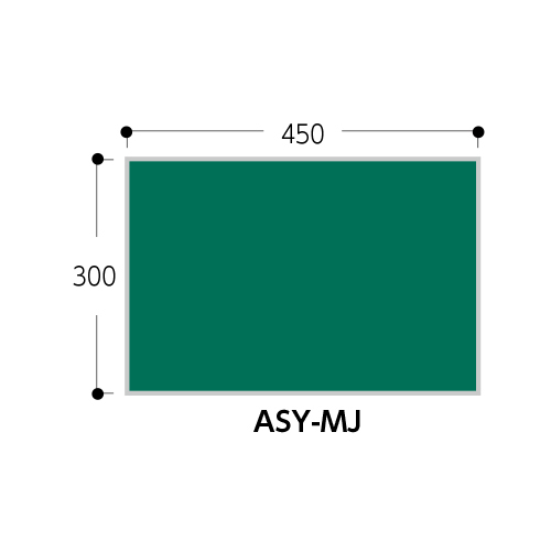スチール製黒板 ジャパンゴールド 無地 ASY-MJ 30×45 ヨコ ハイビスカス