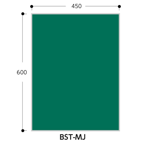 スチール製黒板 ジャパンゴールド 無地 BST-MJ 60×45 タテ ハイビスカス