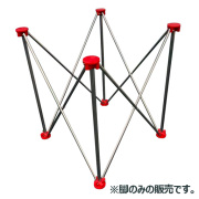 木工折りたたみ伸縮式スパイダーレッグテーブル脚　スパイダーレッグワークテーブル 4脚（脚部のみ）  ASR4-62  アルミス