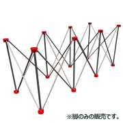 木工折りたたみ伸縮式スパイダーレッグテーブル脚　スパイダーレッグワークテーブル 8脚（脚部のみ）  ASR8-172  アルミス
