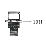 NK-スプレヤー部品19-H ホ－ス取付金具（ねじ式）