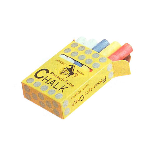 馬印 ポケットチョーク C310 白7本／各色1本計10本入