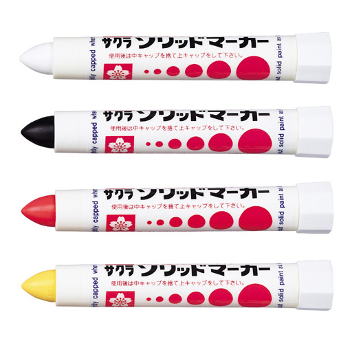 サクラクレパス ソリッドマーカー 固形ペンキ 中字 10本入
