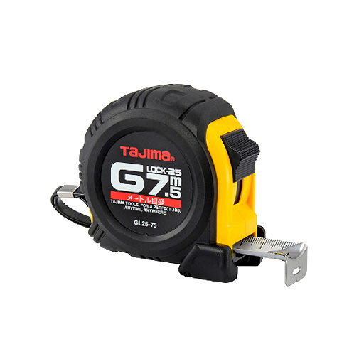 Gロック-25 GL25-75BL 7.5m／メートル目盛 TJMデザイン