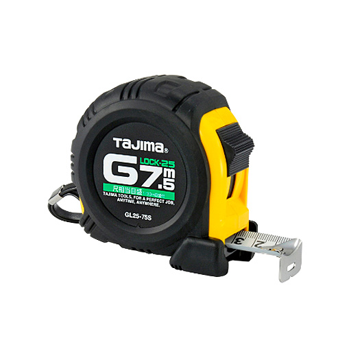 Gロック-25 GL25-75SBL 7.5m／尺相当目盛付 248／33m TJMデザイン
