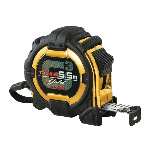 G3ゴールドシリーズ G3GL19-55BL 19mm幅5.5m／cm目盛 TJMデザイン