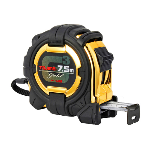 G3ゴールドシリーズ G3GL25-75BL 25mm幅7.5m／cm目盛 TJMデザイン