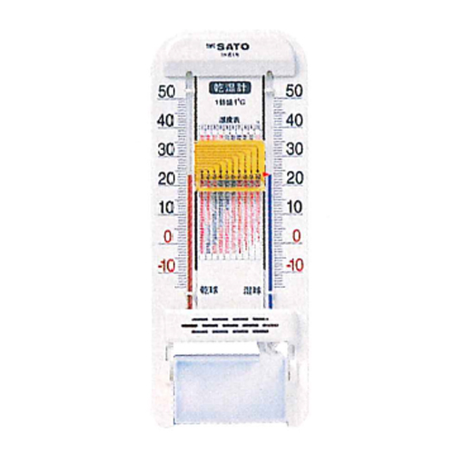 乾湿計 SK式1号 -10~50℃ 佐藤計量器