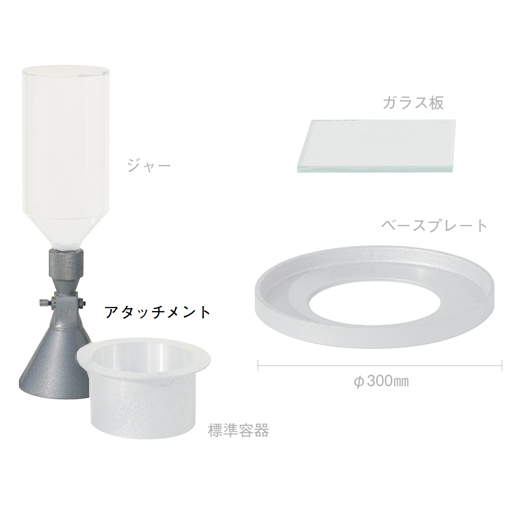 JIS型現場密度測定装置 KS-61用 アタッチメント 関西機器