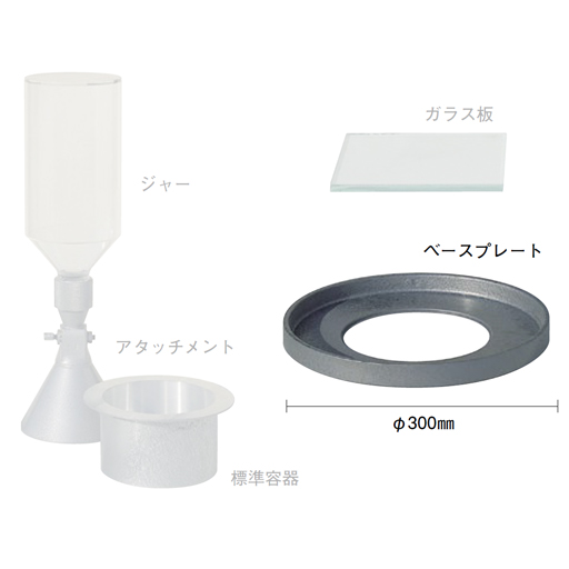 JIS型現場密度測定装置 KS-61用 ベースプレート 関西機器