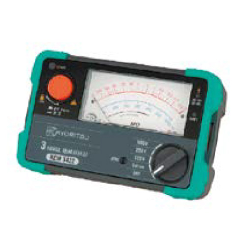 ３レンジ絶縁抵抗計 ２５０／５００／１０００V KEW３４３１ 共立電気計器