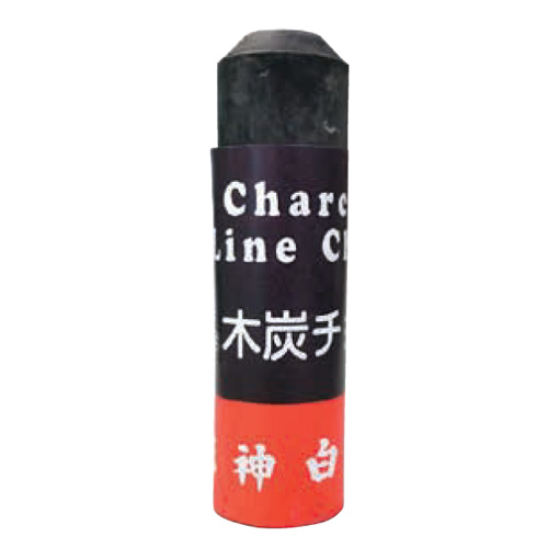 工事用木炭チョーク 12本入 黒 黒／12本入 MC-1 日本白墨工業
