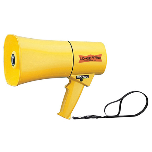レイニーメガホンタフPlus 6W／ホイッスル付／黄 TS-634 ノボル電機