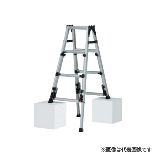 四脚アジャスト式はしご兼用脚立0.94-1.25M SCN-120A ピカコーポレイション [個人宅宅配不可]