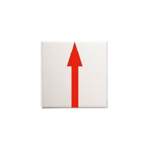ステンレス製境界プレート 横矢 貼付40角  40×40×2mm  S40A  カクマル
