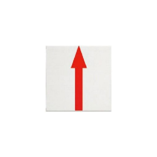 アルミ製境界プレート 横矢 貼付 35角  35×35×2mm  RAP35201  カクマル