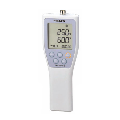 デジタル温湿度計 指示計本体のみ 無線機能付  SK-110TRH-B ／8140-00  佐藤計量器