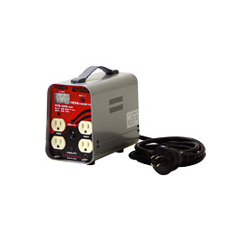 日動工業 降圧専用トランス 屋内型 RTB-100D-100V 単巻トランス 連続定格 安全ブレーカ付 出力100Vのみ ／リングトランス