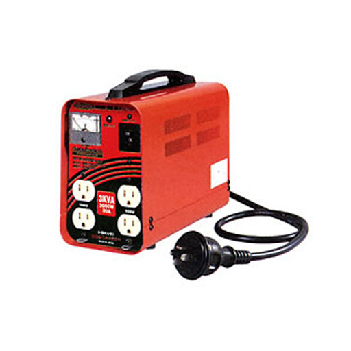 日動工業 降圧専用トランス 屋内型 RTB-300D-100V 単巻トランス 連続定格 安全ブレーカ付 出力100Vのみ ／リングトランス