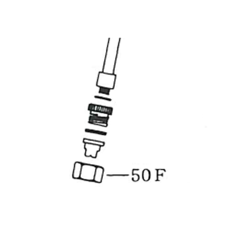 NK-スプレヤー部品 50-F ノズル取付キャップ