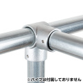 単管接続金具 4方出1ケ所貫通 Z-1-3K 溶融亜鉛メッキ ジョイント工業