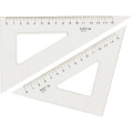 タクト三角定規 目盛付 180mm 厚さ2.0mm 目盛150mm 18SG