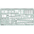 テンプレート インテリアレイアウト定規1:100 No.31-E501Ｎ