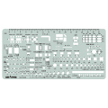 テンプレート インテリアレイアウト定規 1:200 No.31-E502Ｎ